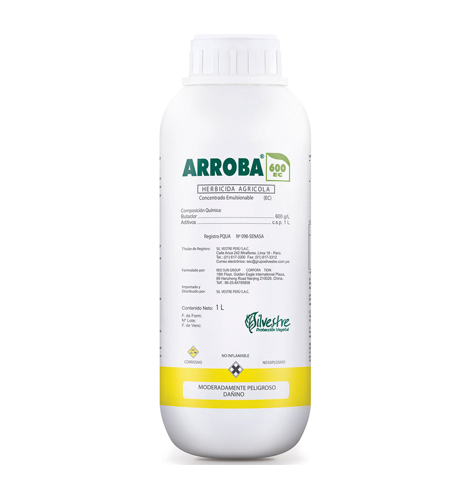 ﻿ARROBA 600 EC X 1 LT (Butaclor)﻿