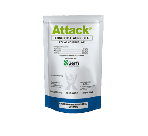 ATTACK  X 500 GR (Cimoxanil+Mancozeb)