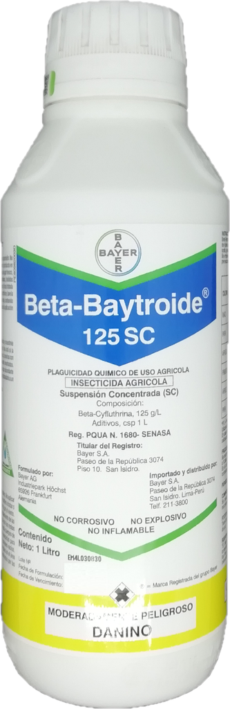 BETA BAYTROIDE 125SC X 1 L  (Betacyflutrina)