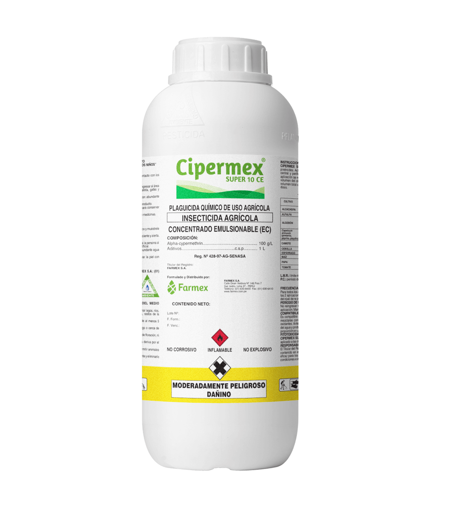 CIPERMEX SUPER 10CE X 1 L (Alfacipermetrina)