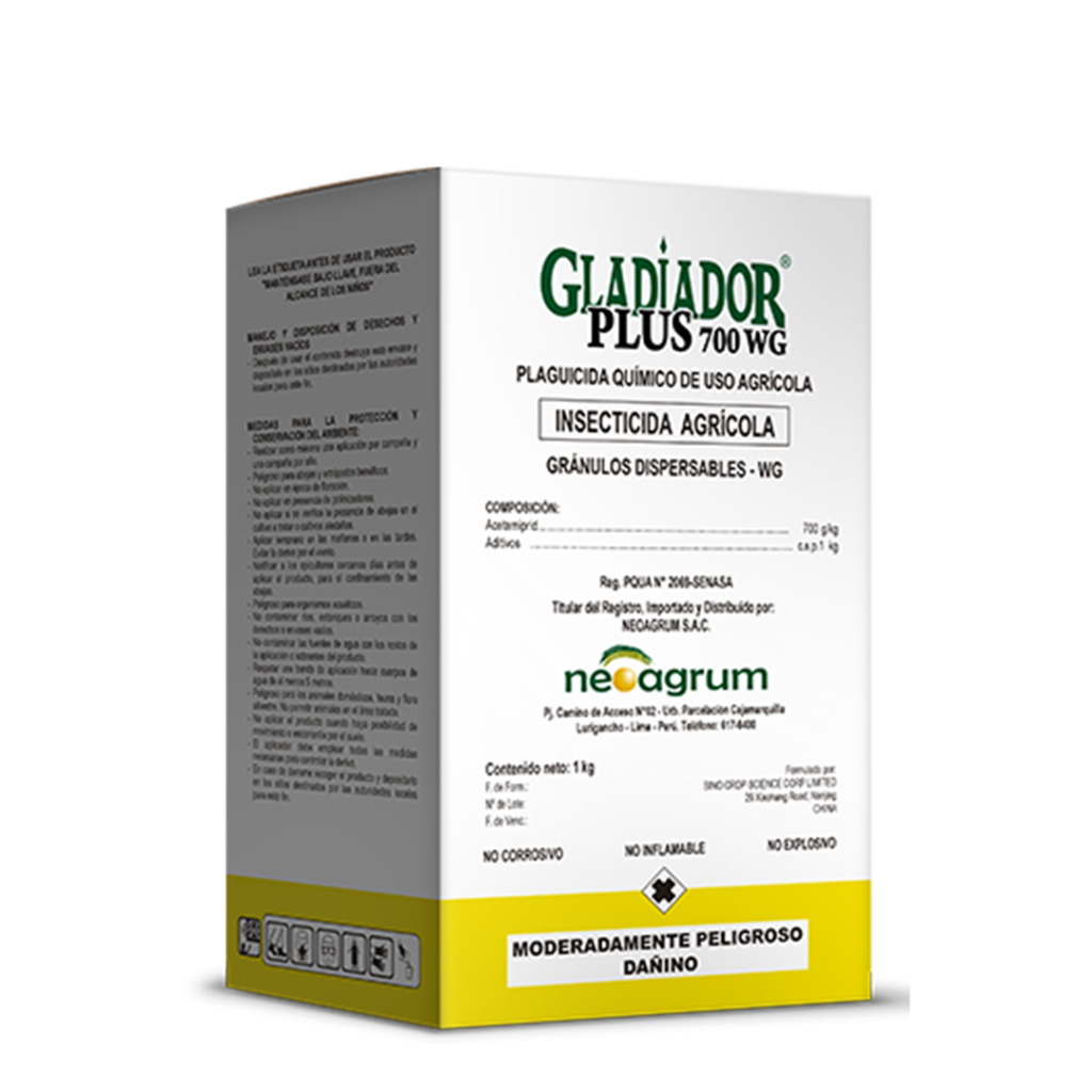 GLADIADOR PLUS 700 WG X 50G (Acetamiprid)