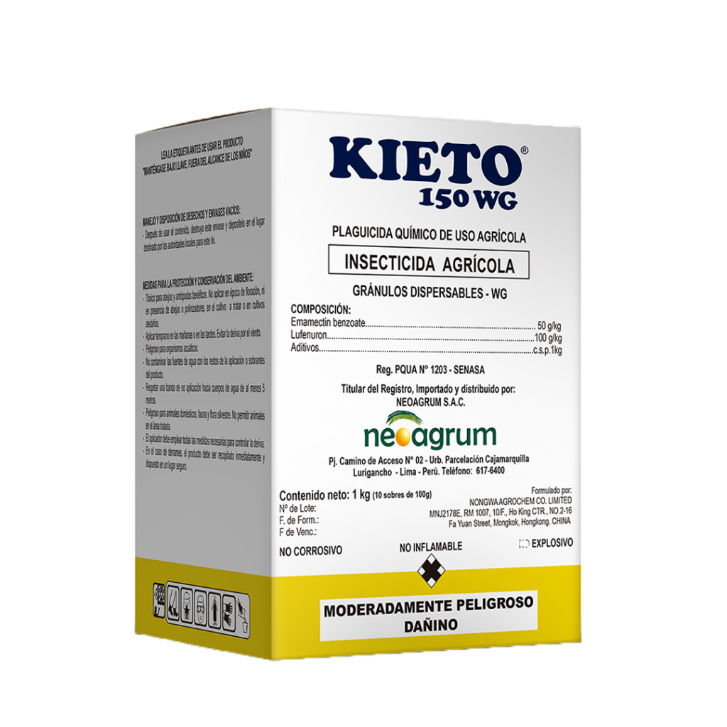 KIETO 150 WG X 100 GR (Lufenuron, Emamectin Benzoato)