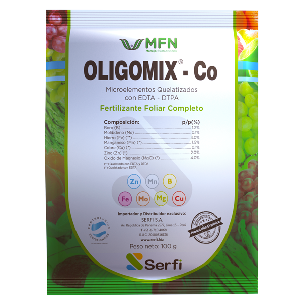 OLIGOMIXCO - Co X 100 GR (Microelementos Quelatados)