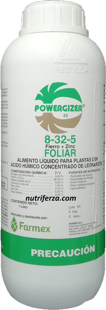 POWERGIZER 45 X 1 LT (Fosforo Microele. Acido. Humic)