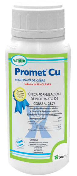 PROMET CU X 250 ML (Proteinato de Cobre)