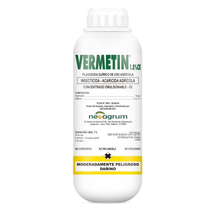 VERMETIN 1.8% CE X 250 ML (Abamectina)