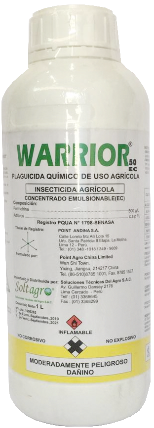 WARRIOR 50 EC X 1 LT (Permetrina)