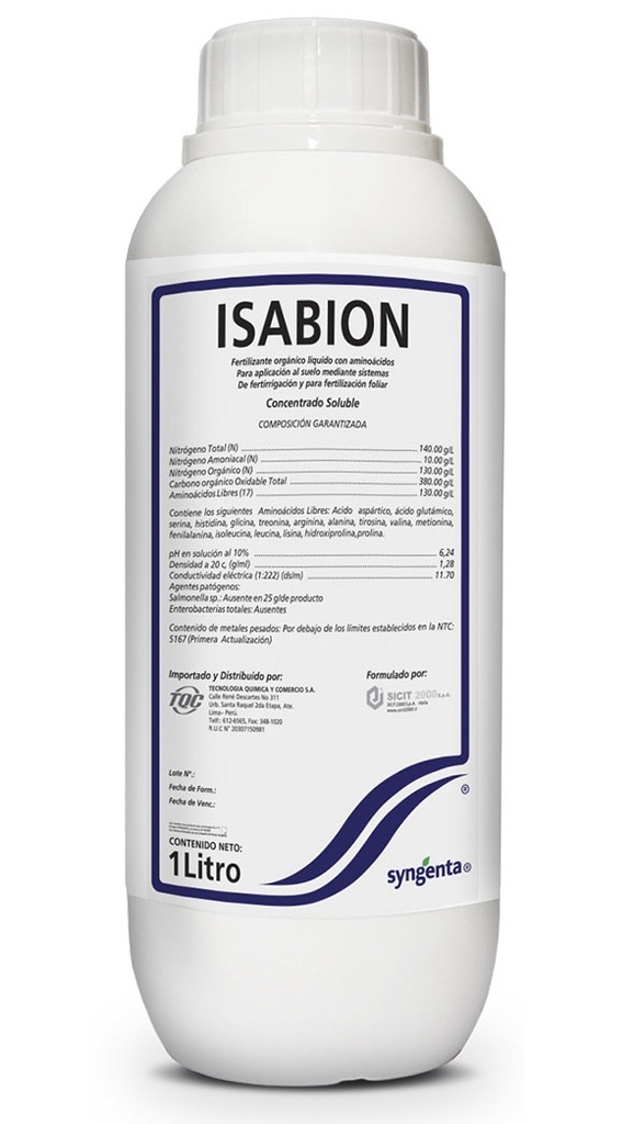 ISABION X 1 LT  (Bioestimulante)