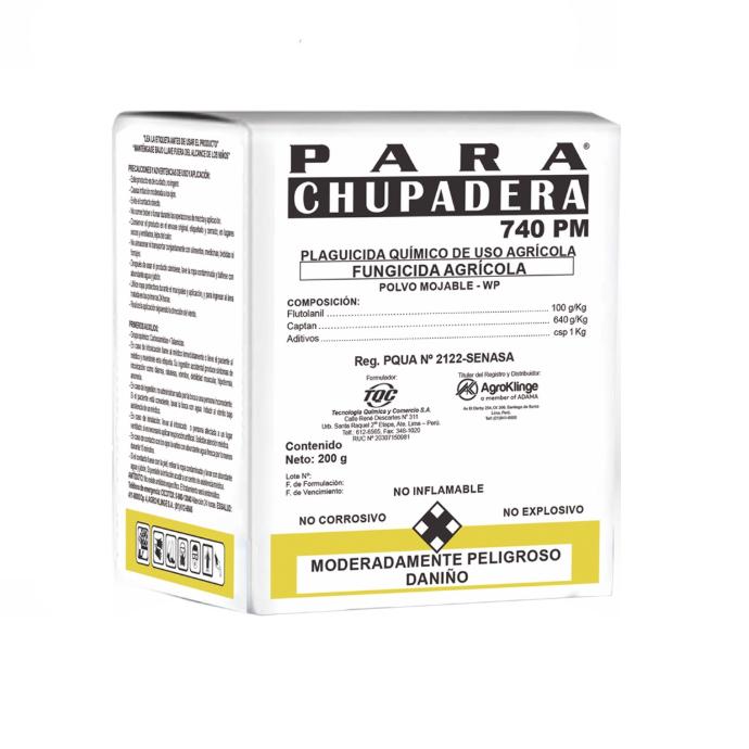PARACHUPADERA X 200 GR (Captán, Flutolanil)