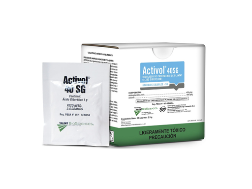 [01TQC005] ACTIVOL 40 SG SOBRE X 2.5 G (Acido Giberelico)