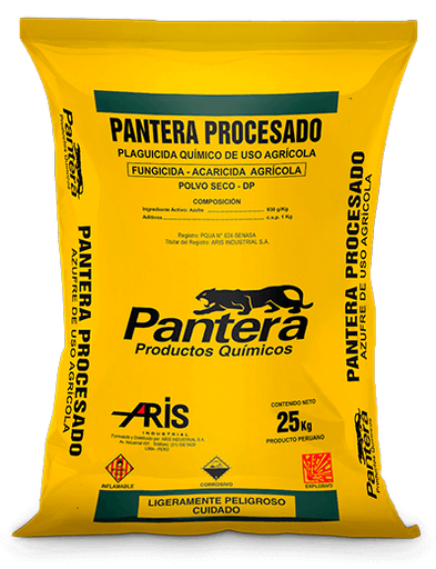 [01VAR005] AZUFRE PANTERA POLVO SECO X 25 KG