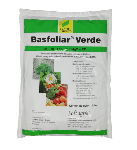 [01SOL128] BASFOLIAR VERDE X 1 KG (Abono Foliar)