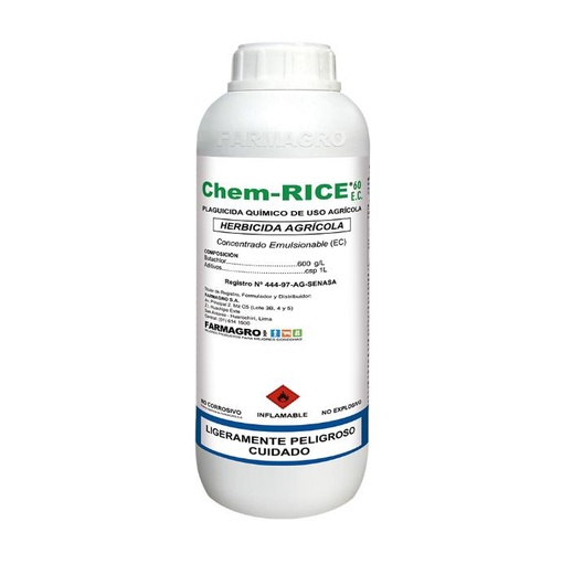 [01FAG020] CHEM RICE 60 CE X 1 LT (Butaclor)