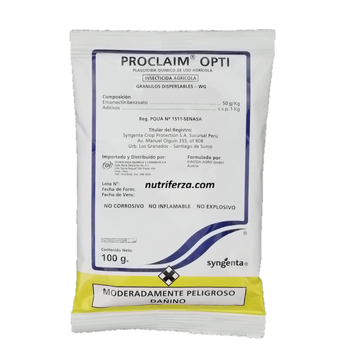 [01TQC116] PROCLAIM OPTI X 100 GR (Emamectin Benzoato)