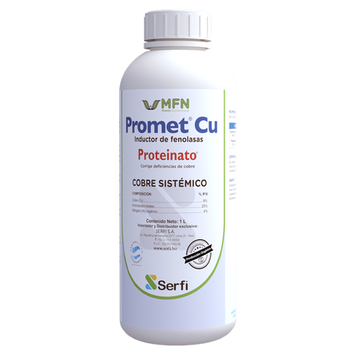 [01SER032] PROMET CU X 1 LT (Proteinato de Cobre)