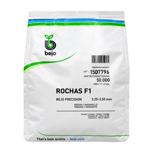 [02BEJ023] RABANITO BEJO ROCHAS F1 3.50-3.75  X 50000 SEM