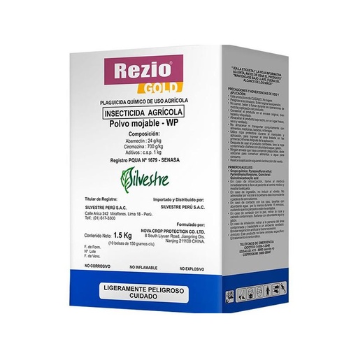 [01SIL092] REZIO GOLD 724 WP X 150 GR (Ciromazina, Abamectina)