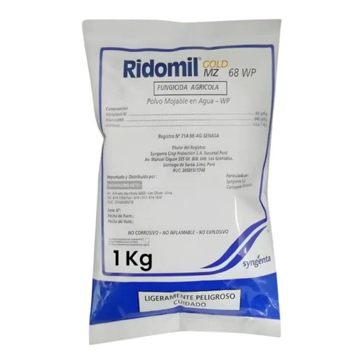 [01FAG110] RIDOMIL GOLD 68 WP X 1 KG (Metalaxil Mancozeb)