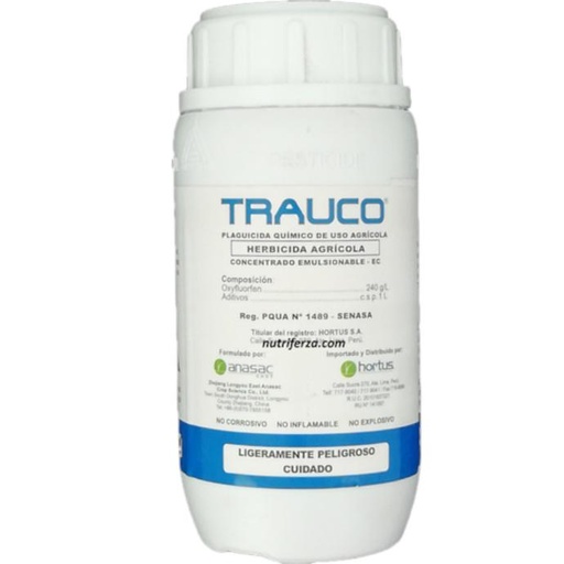 [01HOR110] ﻿TRAUCO X 250 ML(Oxifluorfeno)﻿