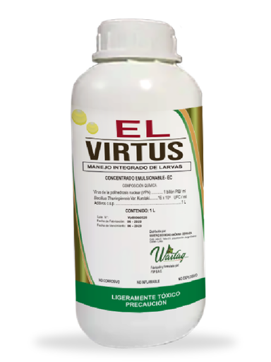 [01WARO002] EL VIRTUS X 1 LT  (Virus de la poliedrosis nuclear, Bacillus thuringiensis Var. Kurstaki.)