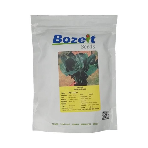 [02BOZ020] ESPINACA BOZELT X 25.000 SEM PV 1172 F1