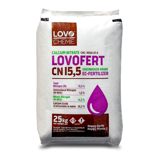 [05FRT038] NITRATO DE CALCIO 15.5-0-0+26.3 GRAN.SOLUB X 25 KG INTI *