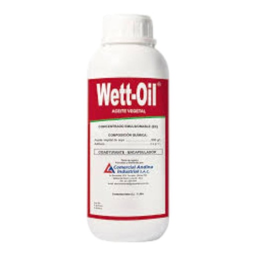 [01AND038] WETT OIL FCO. 1 LT (Aceite Vegetal)