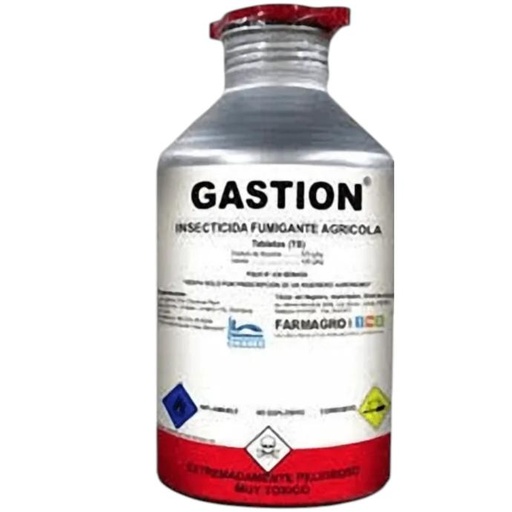 [01FAG053] GASTION BOTELLA X 500 TABLETAS (1.5 KG) (Fosfuro de Aluminio)