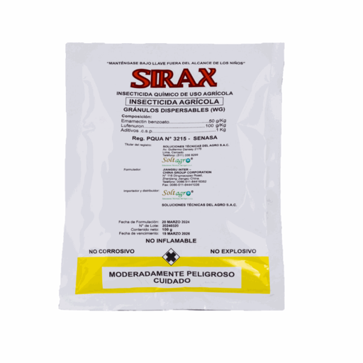 [01SOL164] SIRAX X 100 GR  (emamectin benzoato y lufenuron)