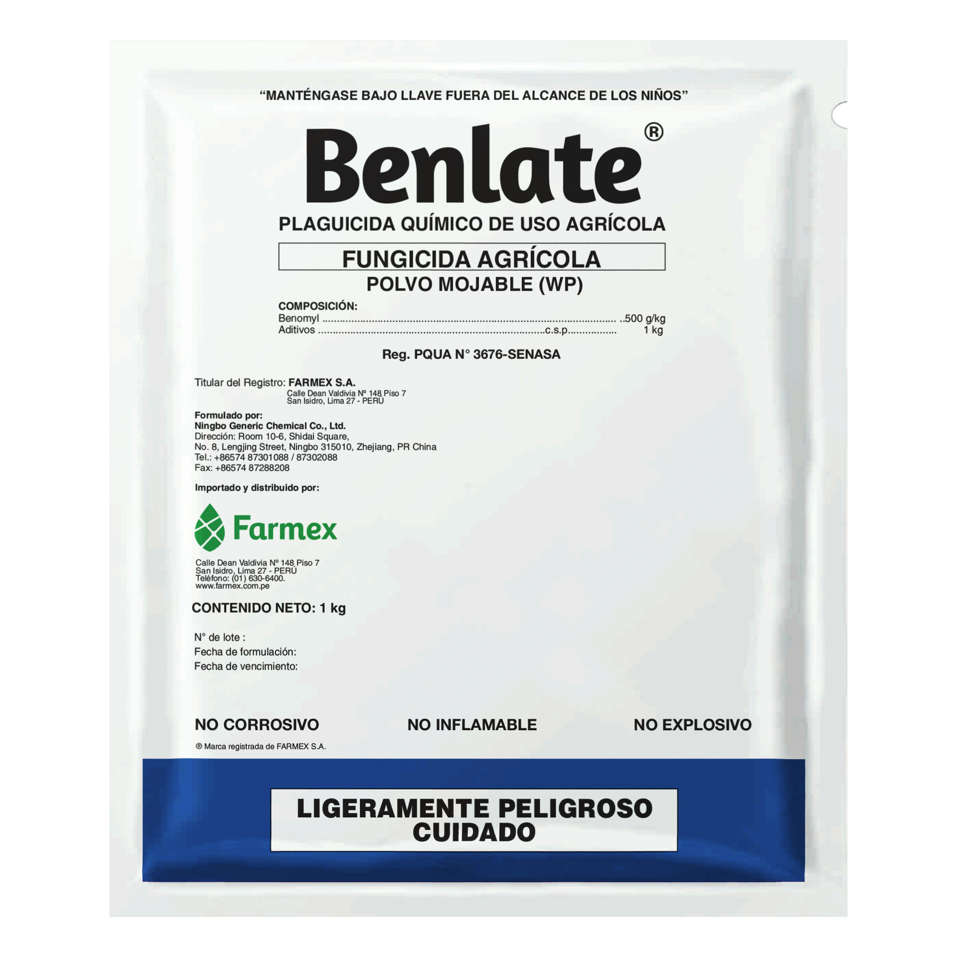 BENLATE 50 WP X 250 GR (Benomil)
