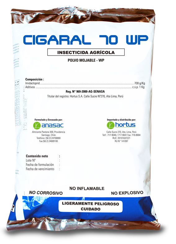 CIGARAL 70 WP X 50 GR (Imidacloprid)