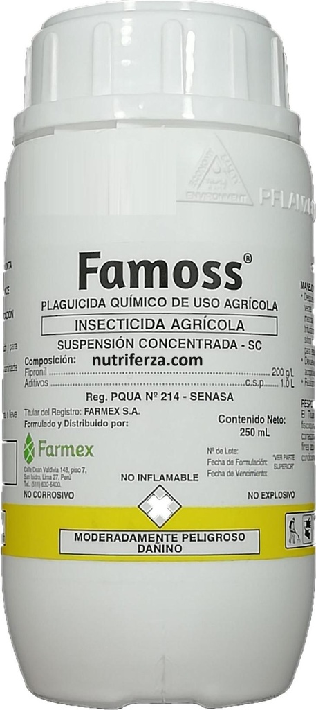 FAMOSS 20 SC X 250 ML (Fipronil)