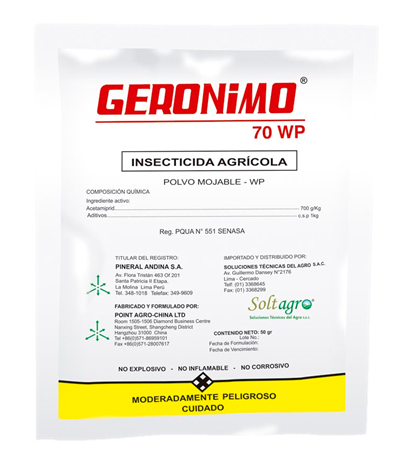 GERONIMO 70 WP X 50 GR (Acetamiprid)