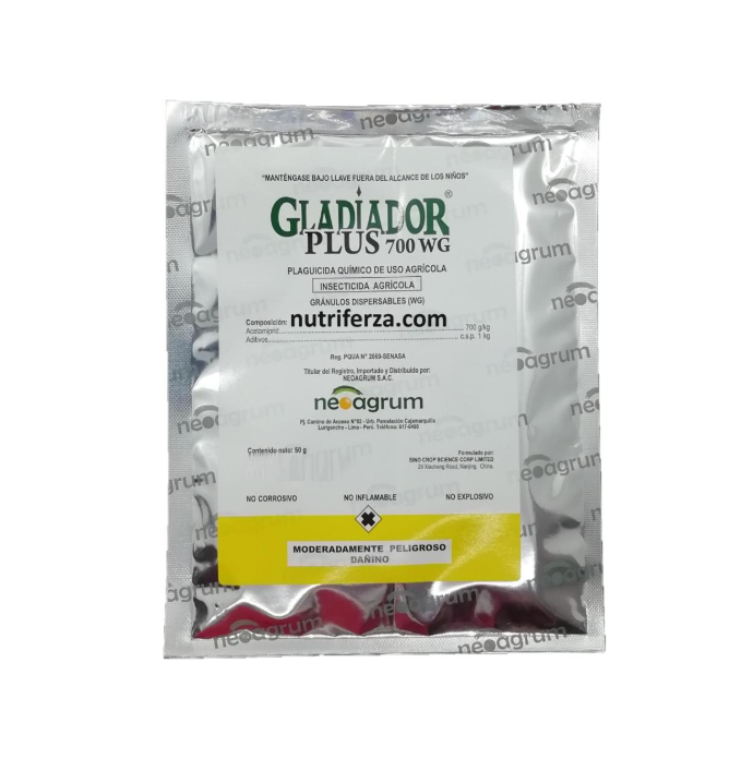 GLADIADOR PLUS 700 WG X 50G (Acetamiprid)