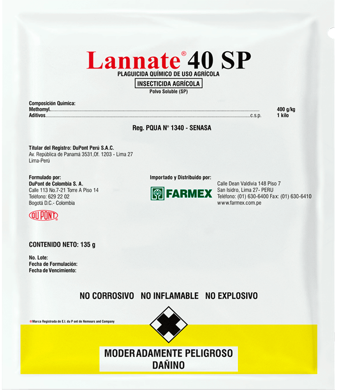 LANNATE 40 PS X 135 GR (Metomil)