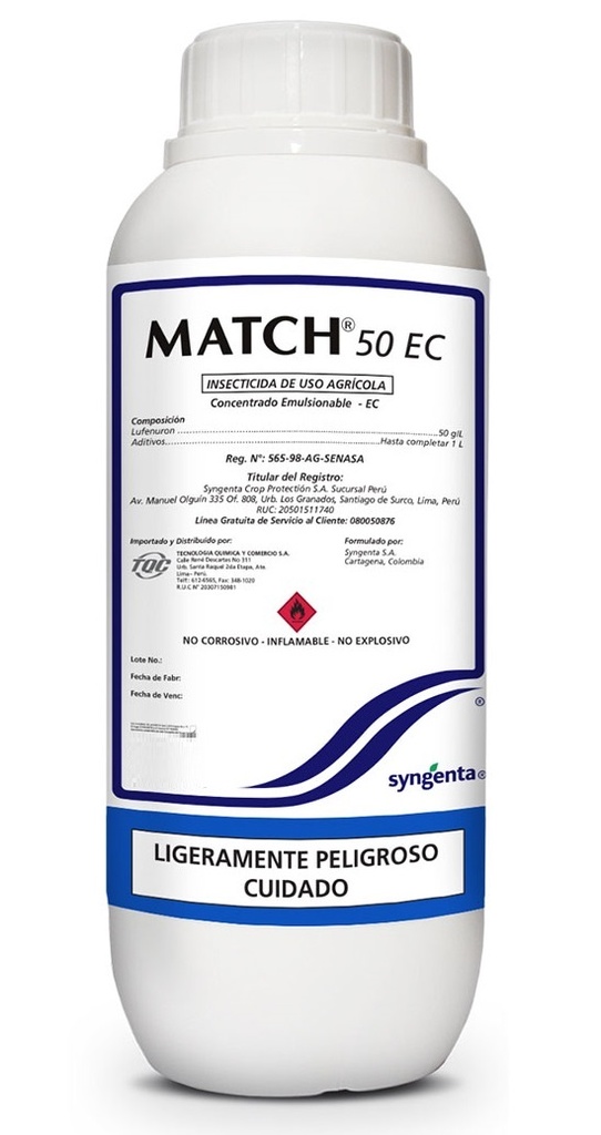 MATCH 50 EC X 250 ML (Lufenuron)