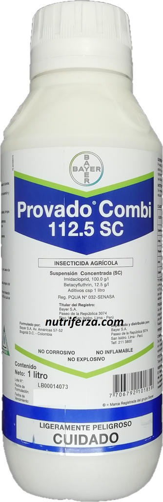 PROVADO COMBI 112.5 S.C. X 1 LT  (Imidacloprid + Betacyfluthrin)