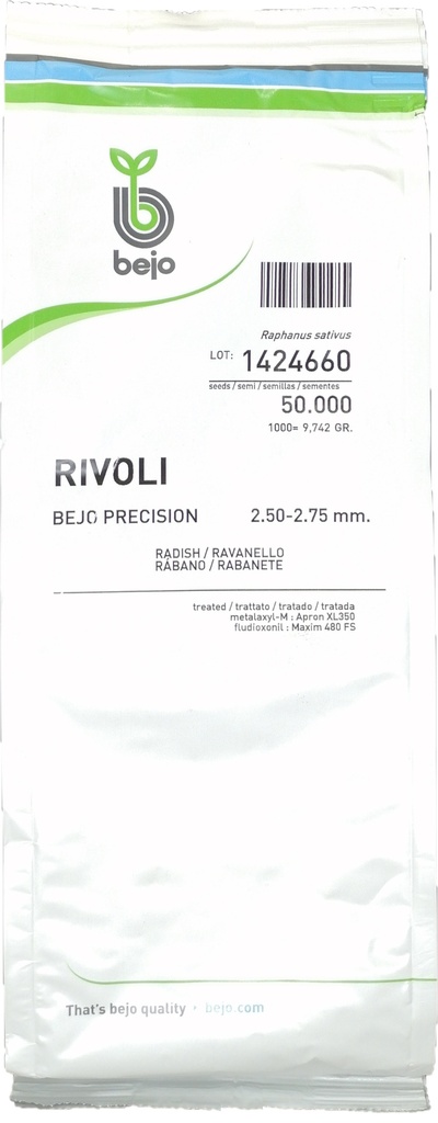 RABANITO BEJO X 50 MX RIVOLI 2.50-2.75