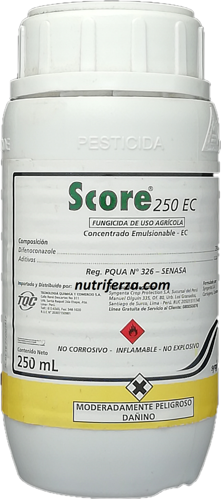 SCORE 250 EC X 250 ML (Difenoconazol)