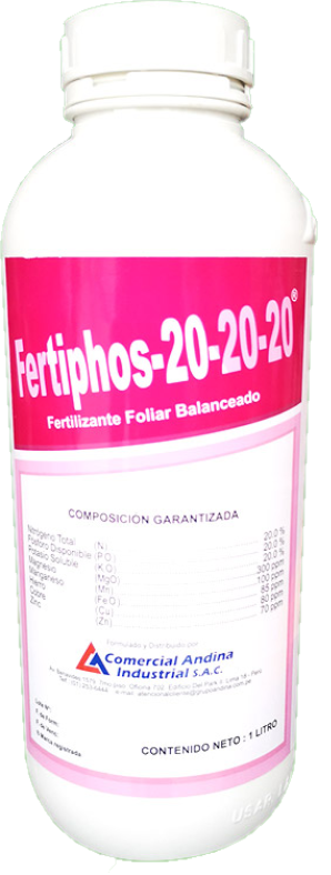 FERTIPHOS 20-20-20 X 1 LT (Nutriente Foliar)