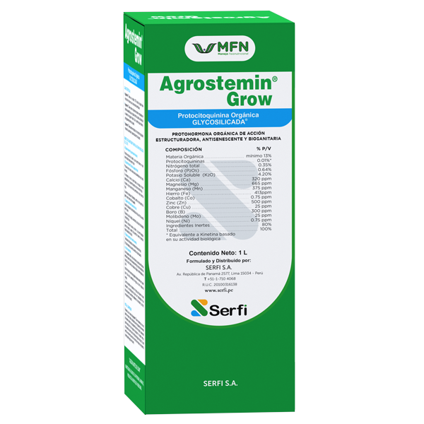 AGROSTEMIN GROW X 1 LT (Protocitoquinina Organica Glycosilicada)