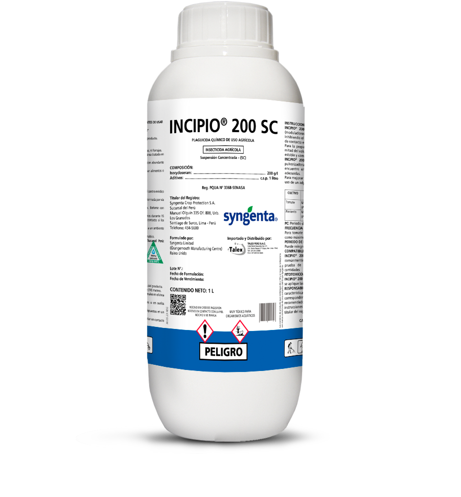INCIPIO 200 SC X 250 ML (Isocycloseram)