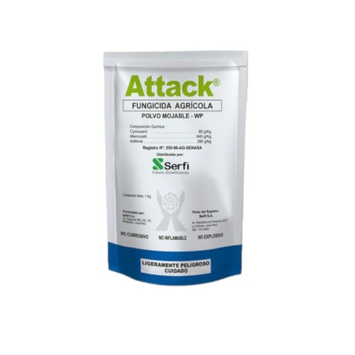 [01SER008] ATTACK X 1 KG (Cimoxanil + Mancozeb)