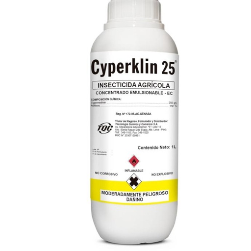 [01TQC035] CYPERKLIN 25 E.C. X 1 LT (Cipermetrina)