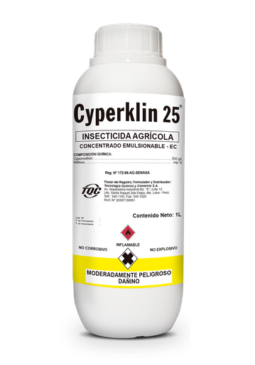 [01TQC035] CYPERKLIN 25 E.C. X 1 LT (Cipermetrina)