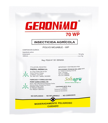 [01SOL146] GERONIMO 70 WP X 50 GR (Acetamiprid)