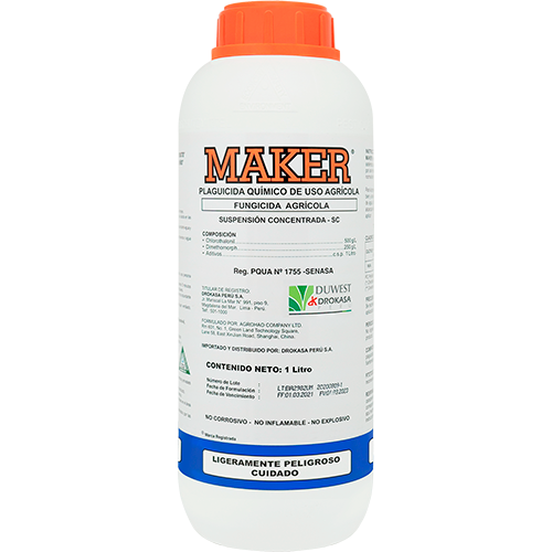 [216] MAKER X 1 LT (Chlorothalonil+Dimethomorph)