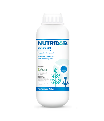 [01SIL068] NUTRIDOR 20-20-20 X 1 LT (Abono Foliar NPK)