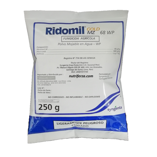 [01FAG113] RIDOMIL GOLD 68 WP X 250 GR (METALAXIL MANCOZEB)