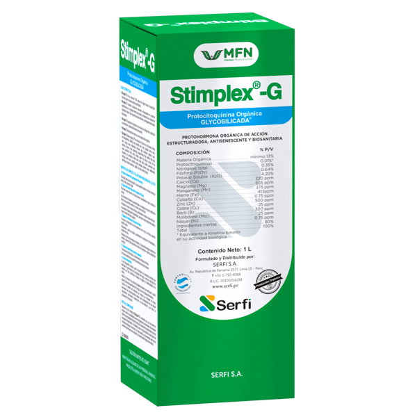 STIMPLEX G X 1 LT (Protocitoquinina Organica Glycosilicada) | NUTRIFERZA
